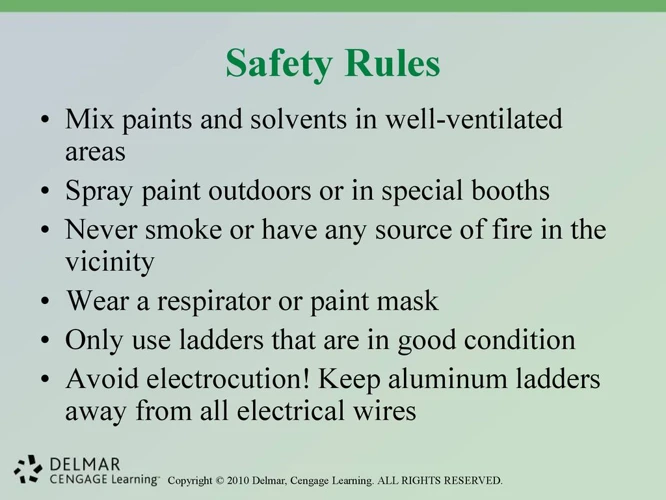 Spray Painting Safety Tips