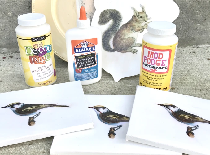 How To Apply Decoupage Glue