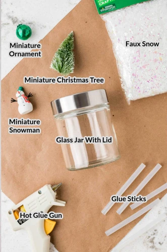 How To Apply Glue To Snow Globe Components