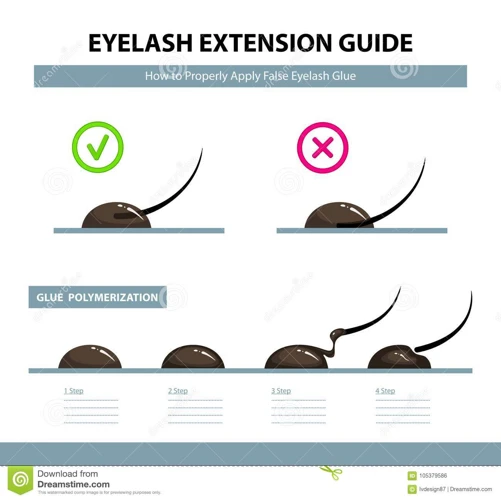 How To Properly Apply Glue For Eyebrow Extensions