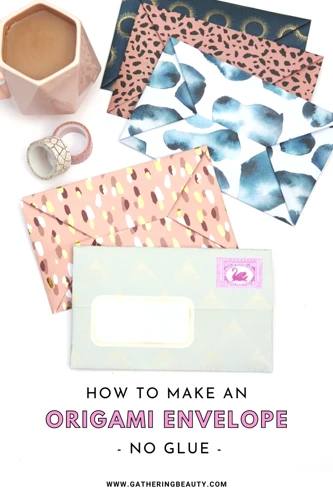 How To Seal An Envelope Without Glue Using Washi Tape