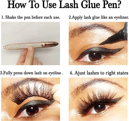 How To Use Pen Eye Glue