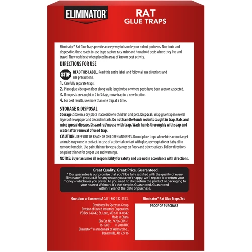Precautions When Removing Rat Trap Glue