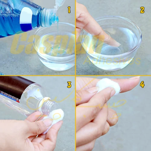 Removing Skin Glue With Warm Water