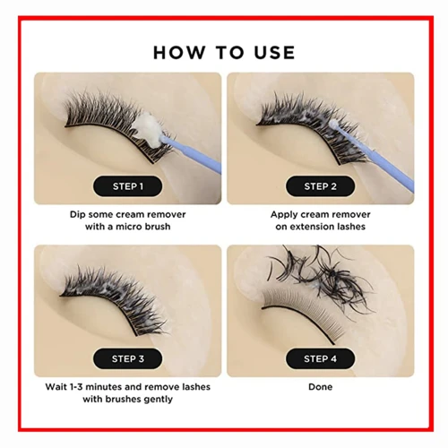 Step 2: Remove The Lashes