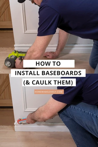 Step 4: Install The Baseboard