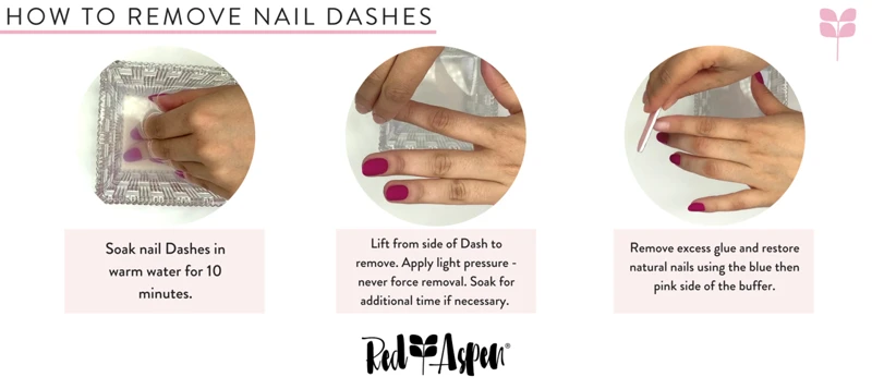 Step-By-Step Guide On How To Remove Red Aspen Nail Glue