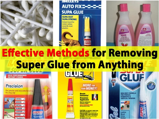 Supplies Needed To Remove Super Glue From Plastic And Metal