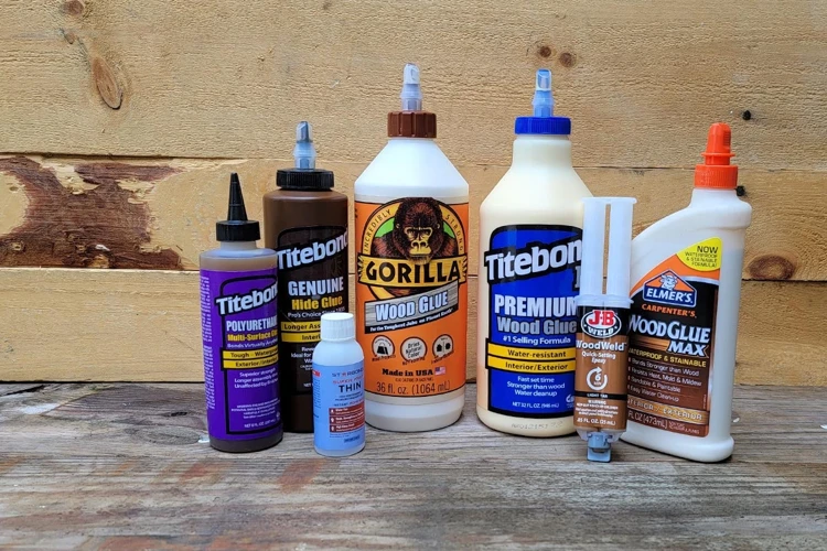 Types Of Ca Glue For Wood