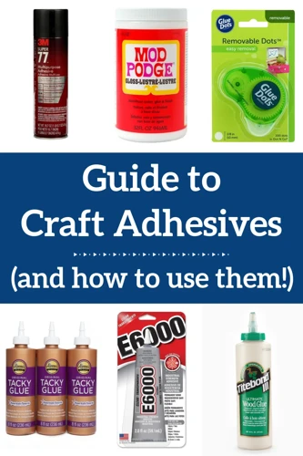 Types Of Cold Glue Adhesives